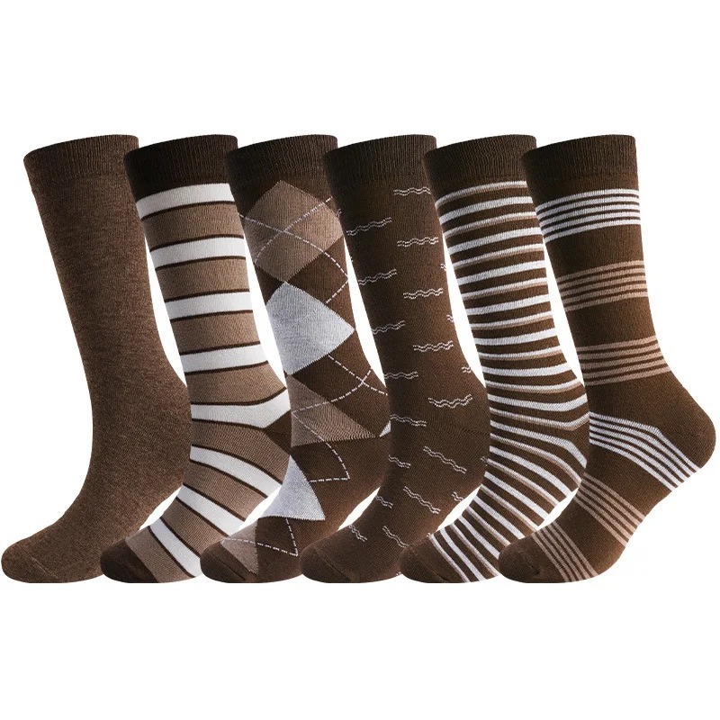 6 Pairs Vintage Brown Argyle S - огляд і ціна Vintage Fashion Enthusiasts