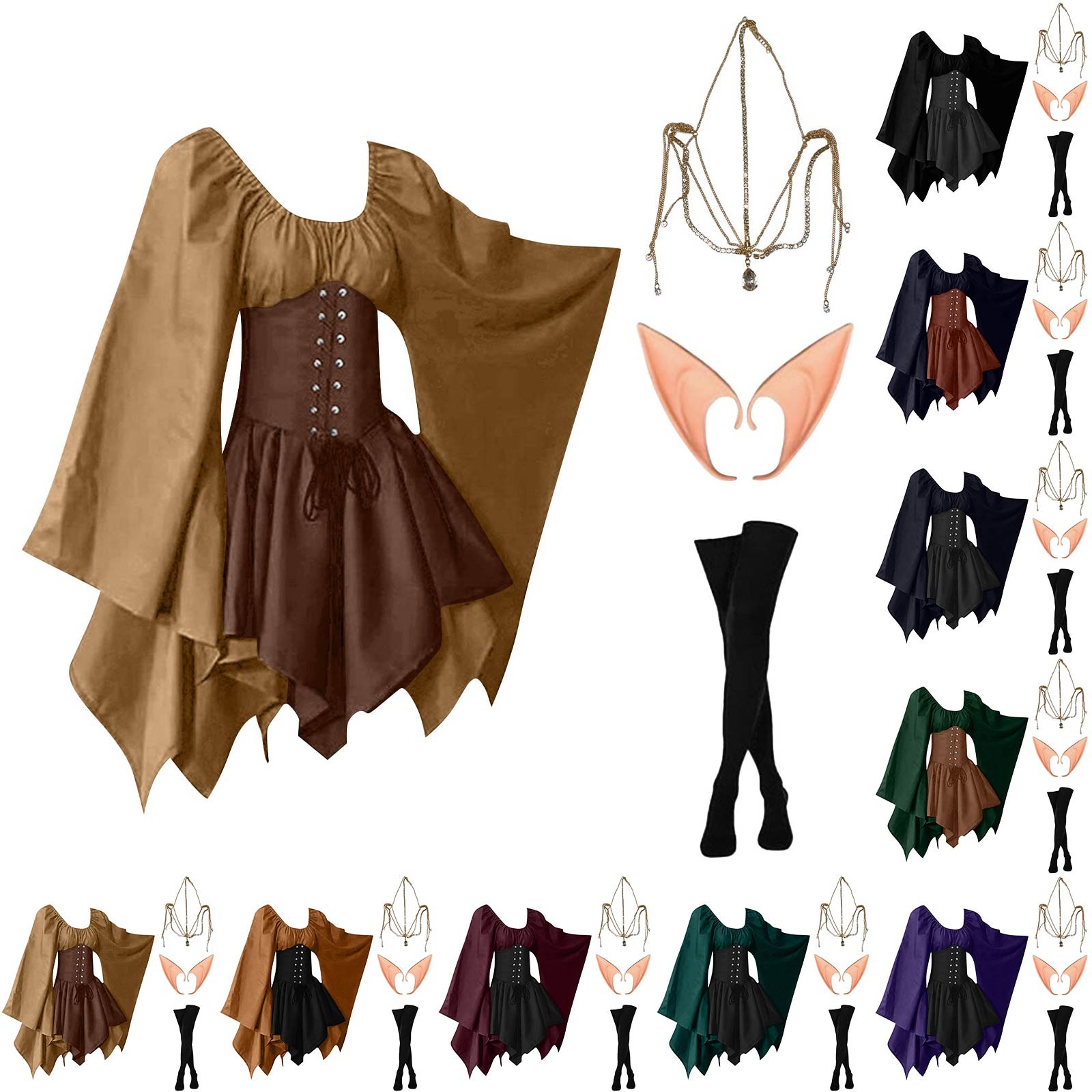 Halloween Cosplay Palace Victo - огляд і ціна Vintage Fashion Dresses