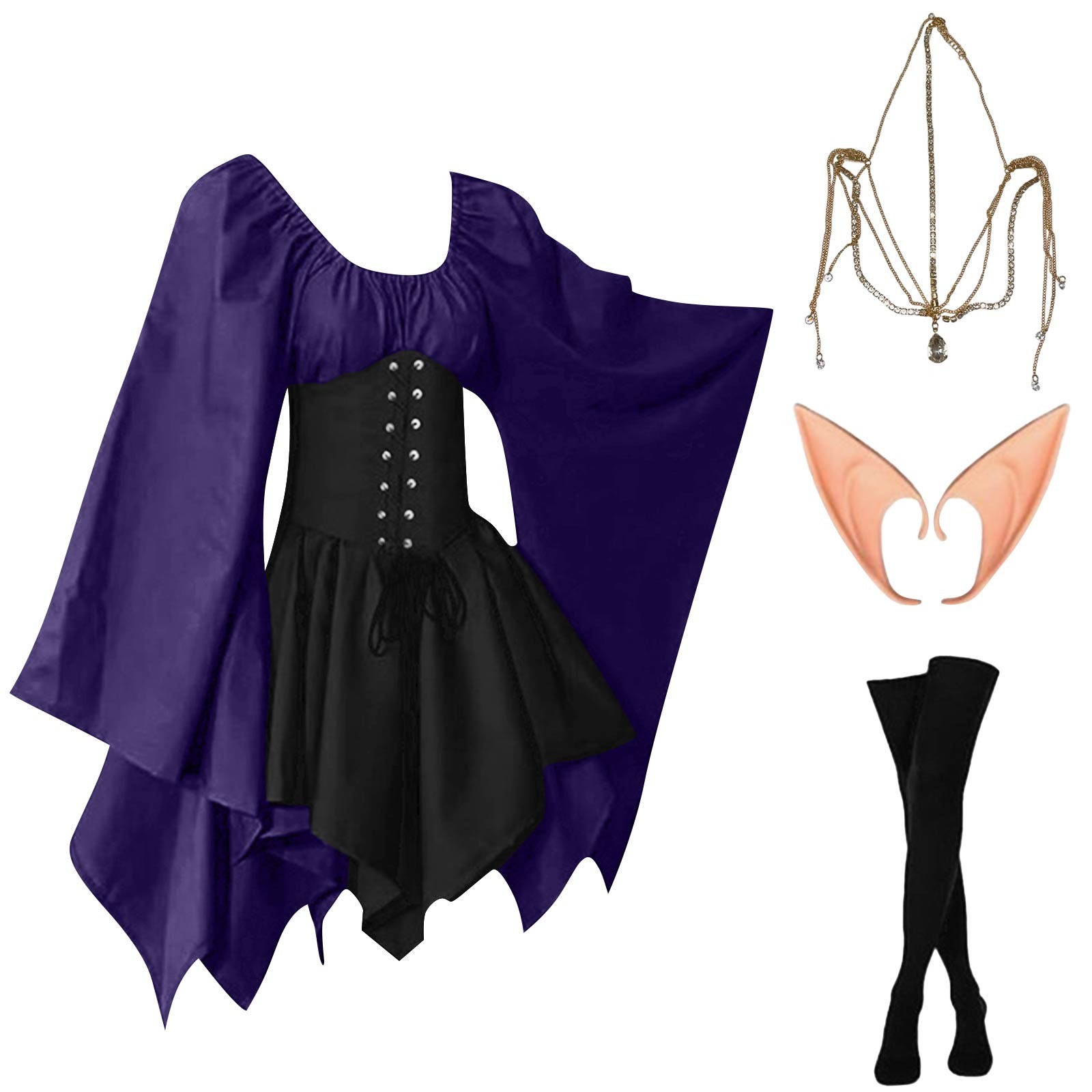 Halloween Cosplay Palace Victo - огляд і ціна Vintage Fashion Dresses