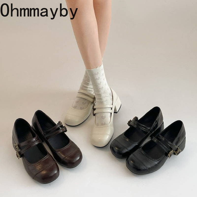 Vintage Thick Heel Women Mary  - огляд і ціна Vintage Fashion Online