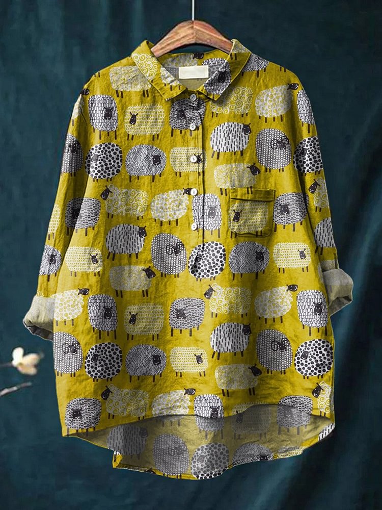 Vintage Lovely Sheep Art Patte - огляд і ціна Vintage Fashion Jersey