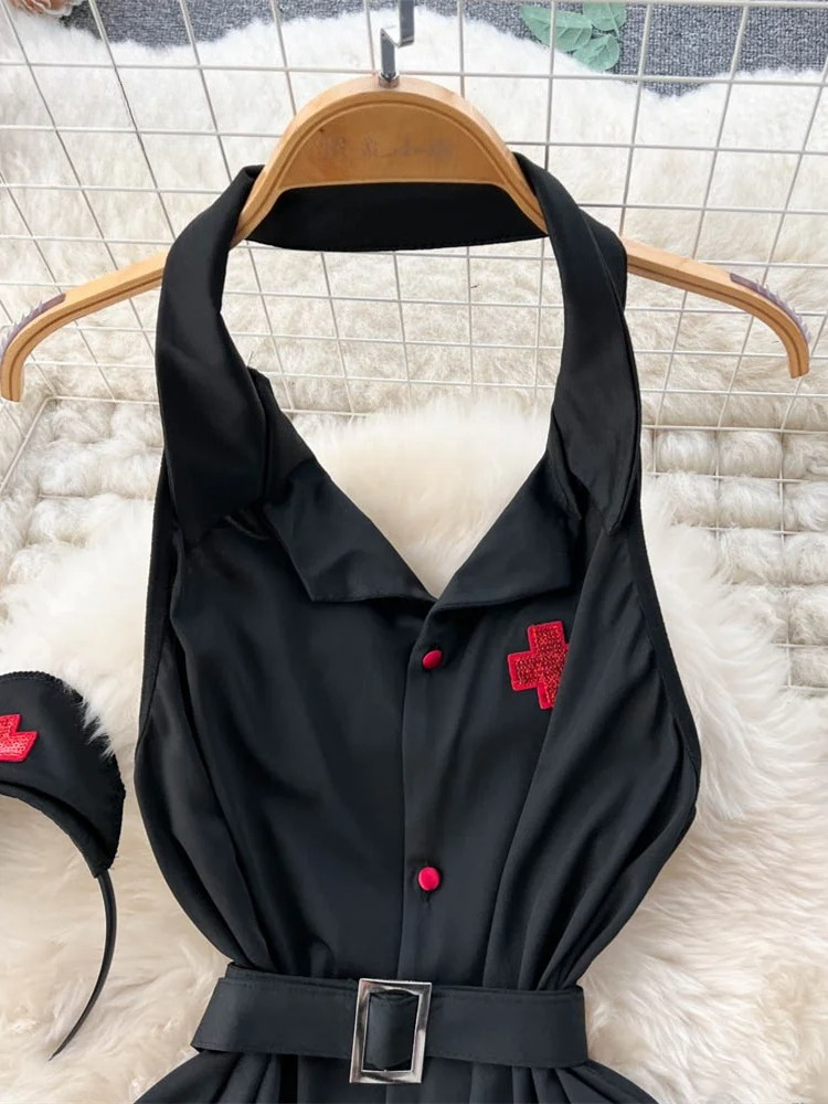 Erotic Fashion Sexy Halter Lin - огляд і ціна Vintage Fashion Dresses