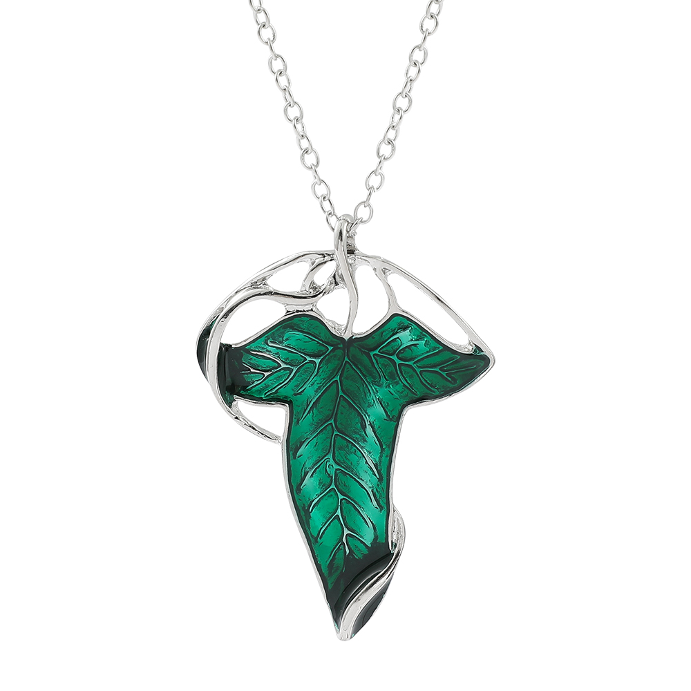 Vintage Green Leaf Pendant Nec - огляд і ціна Vintage Fashion Online