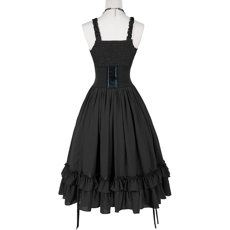 Women Gothic Dress Corset Slip - огляд і ціна Vintage Fashion Dresses