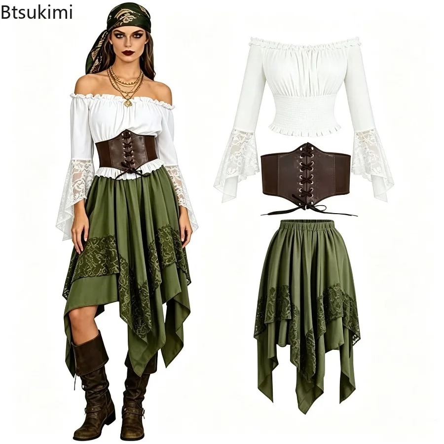 Halloween Renaissance Asymmetr - огляд і ціна Vintage Fashion Dresses
